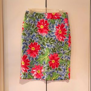 Talbots Bright Flower Pencil Skirt - donating soon